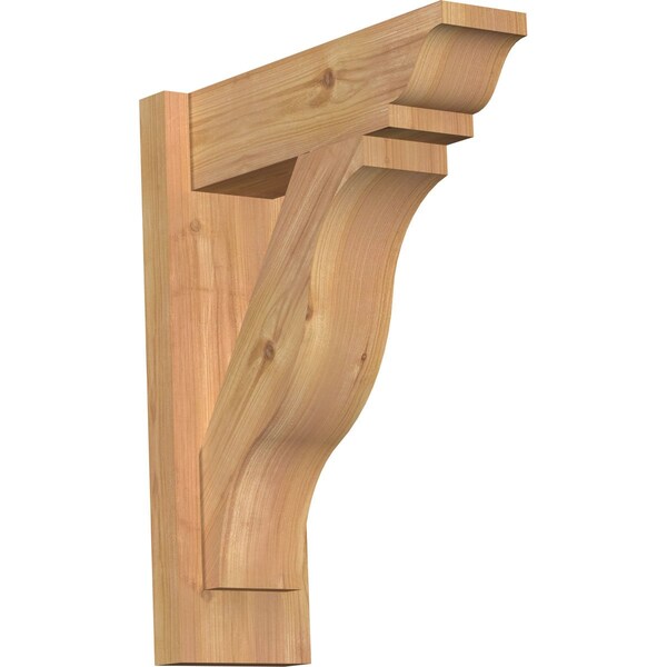 Ekena Millwork Funston Smooth Traditional Outlooker, Western Red Cedar, 5 1/2"W x 16"D x 20"H OUT06X16X20FST01SWR - main